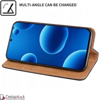 Telone grynos odos dėklas - juodas (Samsung Galaxy A16/A16 5G/A17)